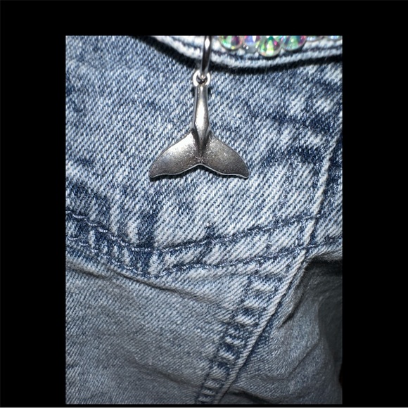 Mermaid Embroidered Denim Vest - Picture 8 of 12